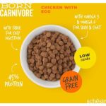 Schesir Born Carnivore Grain Free Dry Cat Food Chicken & Egg 1.25kg