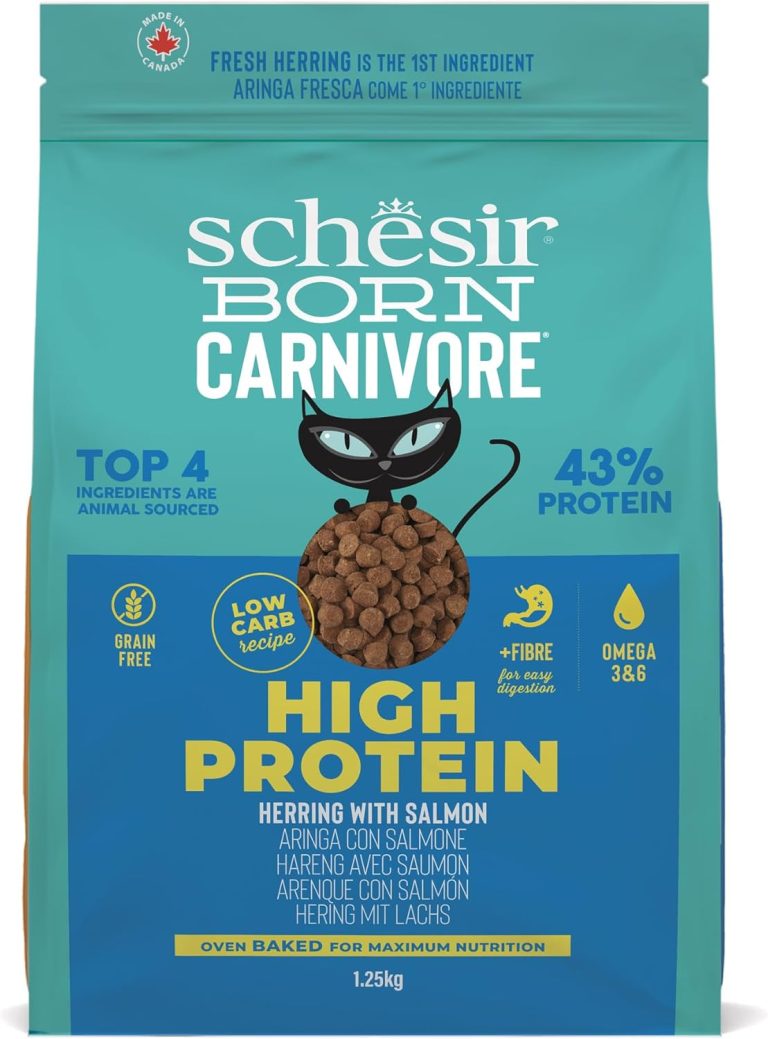 Schesir Born Carnivore Grain Free Dry Cat Food Herring & Salmon 1.25kg