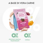 Schesir Born Carnivore Grain Free Kitten Dry Cat Food Chicken & Egg 1.25kg