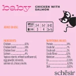 Schesir Baby Mousse Kitten – Salmon & Chicken 70g Can