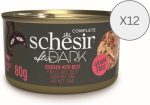 Schesir After Dark Patè Cat Food - Chicken with Beef 80g