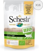 Schesir Bio Chicken Cat Food 85g organic certified