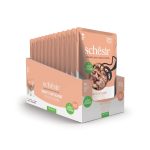 Schesir Wet Food with Tuna & Salmon in Jelly for Adult Cats 85 gr