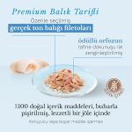 Schesir Cat Wet Food Tuna with Grouper 85g pouch, natural wet cat food with high protein and omega fatty acids.