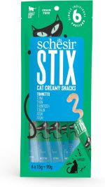 Schesir Stix Cat Treats Tuna Cream 6x15g