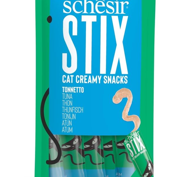 Schesir Stix Cat Treats Tuna Cream 6x15g