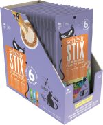 Schesir Stix Cat Treats Variety Pack 6x15g – Chicken, Duck & Salmon