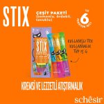 Schesir Stix Cat Treats Variety Pack 6x15g – Chicken, Duck & Salmon