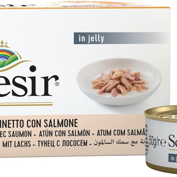 Schesir Cat Multipack Can Wet Food-Tuna with Salmon 300g – Natural Cat Food