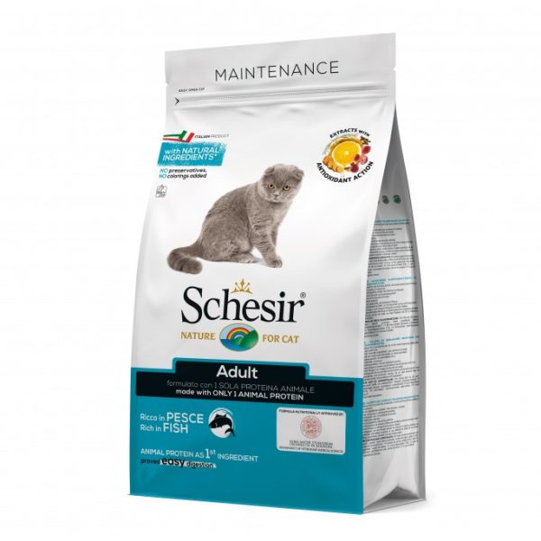 Schesir Cat Dry Food Maintenance with Fish-Adult 400g