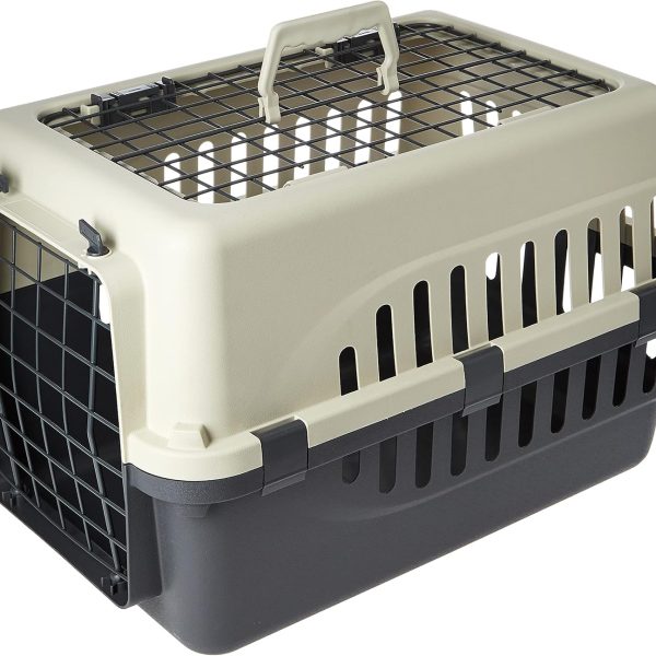 Pet Mode Plastic Pet Carrier 50x35x32cm with top and front doors for cats and small dogs