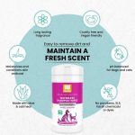 Nootie Waterless Shampoo Wipes for Dogs – Japanese Cherry Blossom – 70 Count