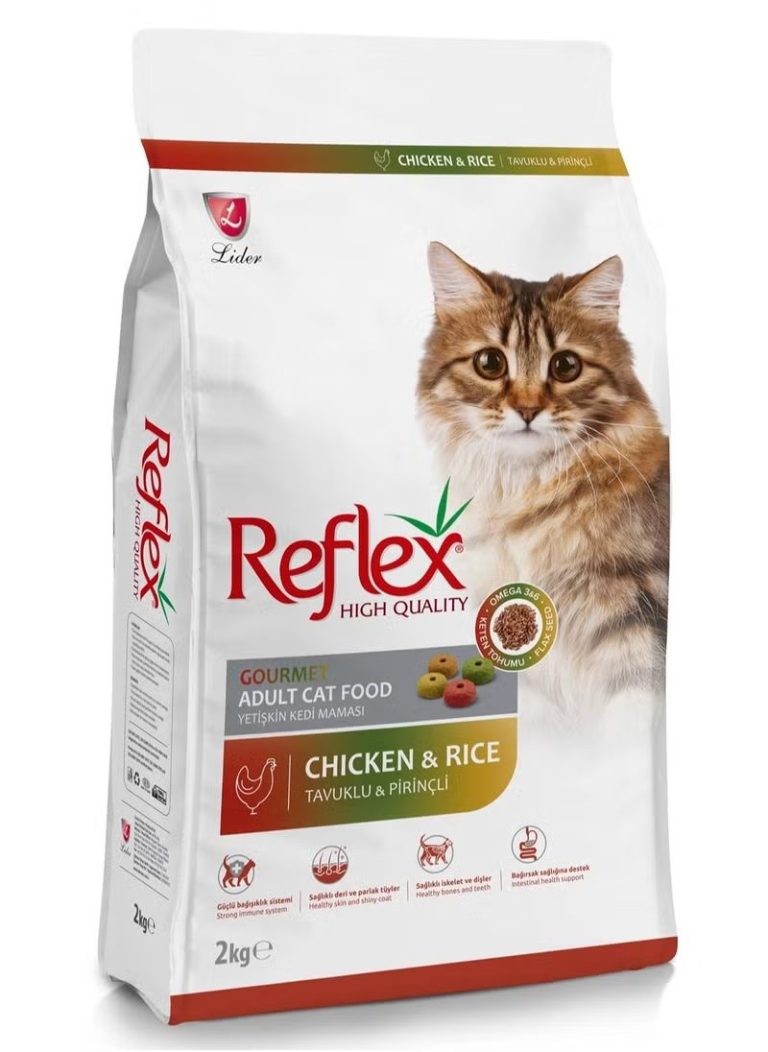 Reflex Adult Cat Food Gourmet Chicken Rice 2kg