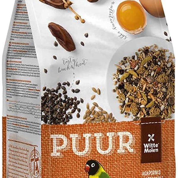 Witte Molen Puur Lovebird 2kg – natural seed mix for lovebirds and small parrots