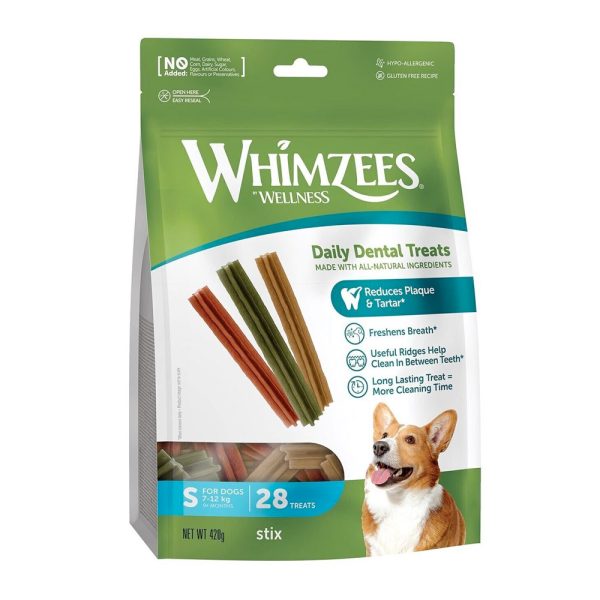 Stix Small Mix Brown/Green/Orange 28pcs – Colorful Dog Chews