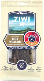 ZIWI Peak Beef Weasand Dog Chews – 72g natural single-ingredient treat for dogs