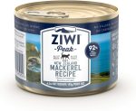 ZIWI Peak Mackerel Wet Cat Food 185g – High-Protein, Grain-Free Recipe