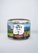 ZIWI Peak Beef Recipe Wet Dog Food 170g can with natural ingredients