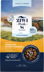 ZIWI Peak Steam & Dried Cage-Free Chicken with Orchard Fruits Recipe Dog Food 1.5kg – Natural Grain-Free Premium Dog Food