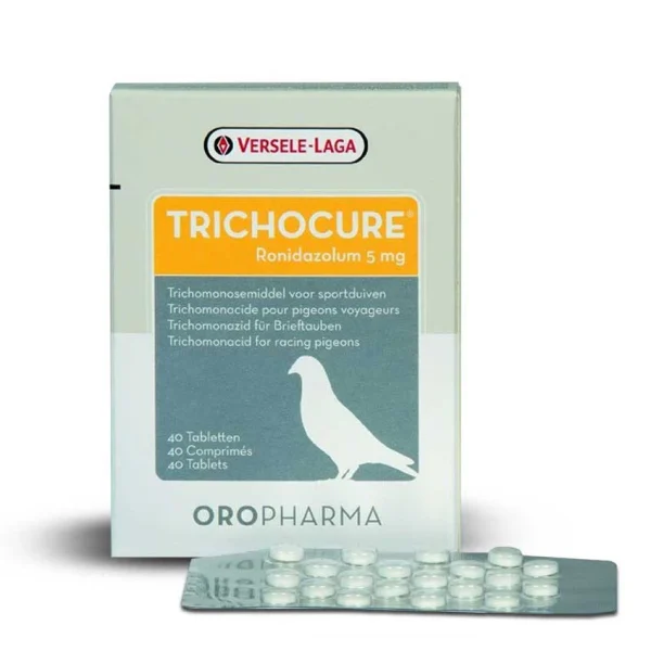 Trichocure bird treatment front label