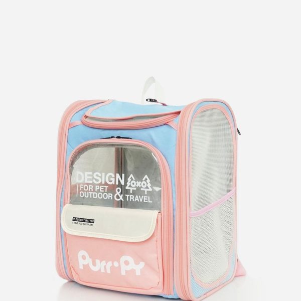Purrpy JELLY Cat Backpack Carrier with Transparent Window