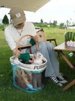 Purrpy pet carrier basket