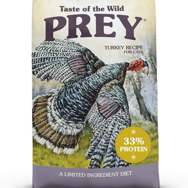 Taste of the Wild Prey Turkey Dry Cat Food 2.72kg Bag