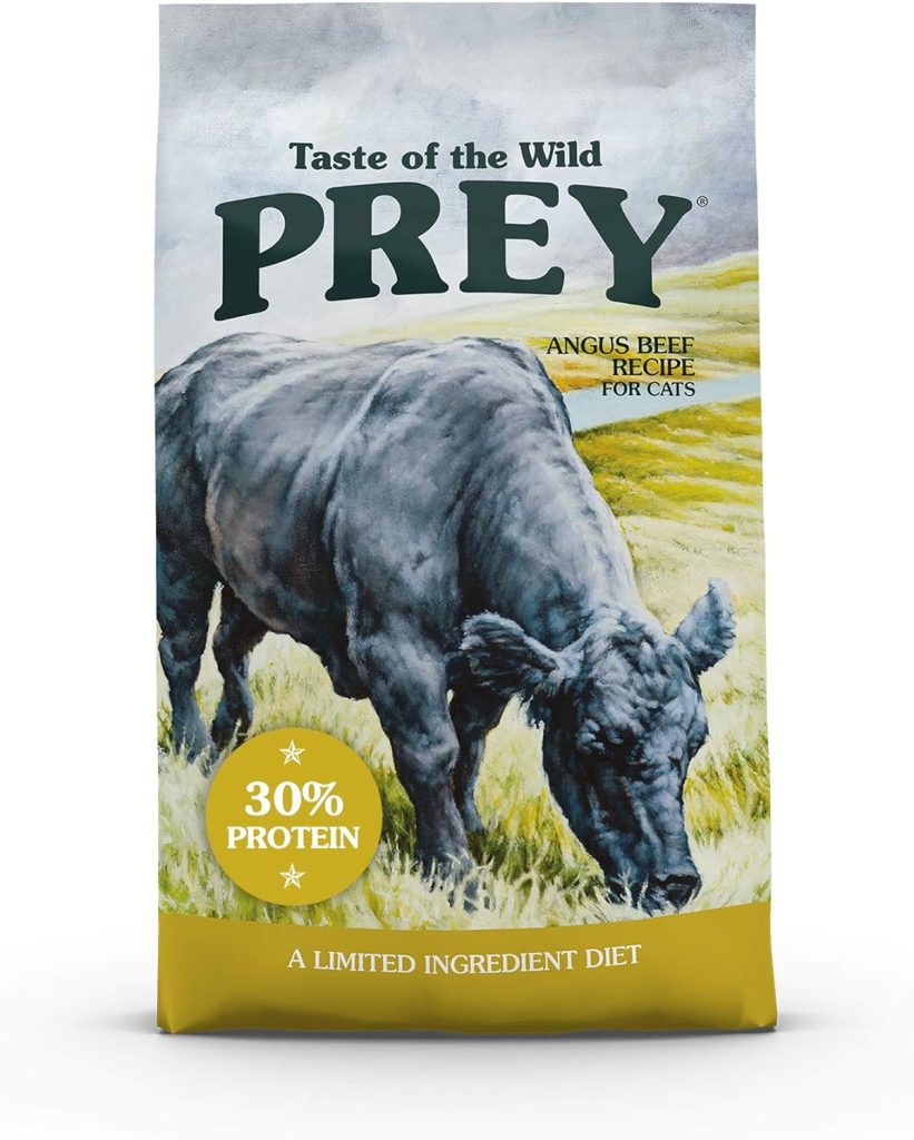Taste of the Wild Prey Angus Beef Dry Cat Food 6.8kg Bag