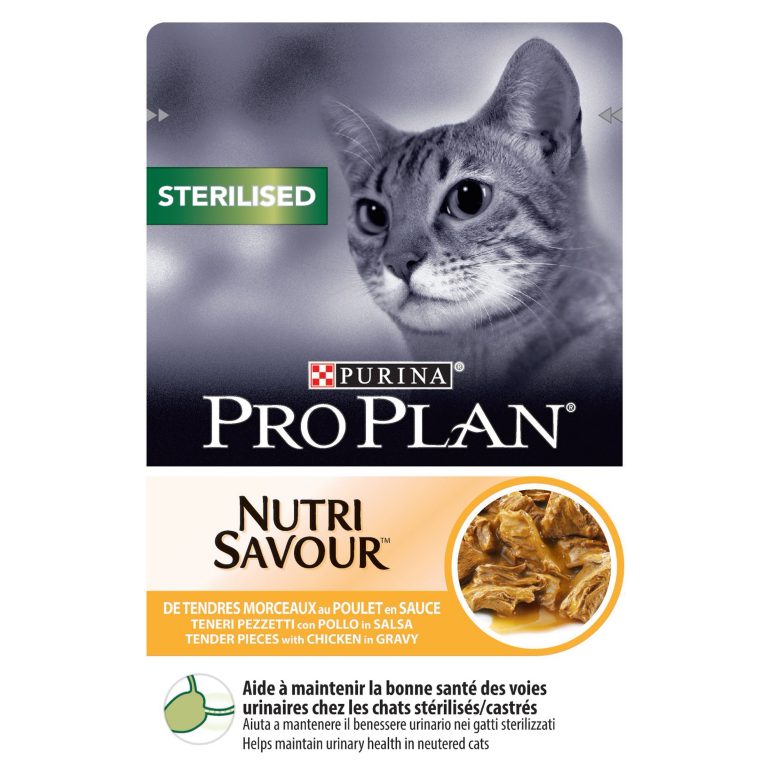 Pro Plan Sterilised Cat Food Chicken 85g x 26 wet pouches