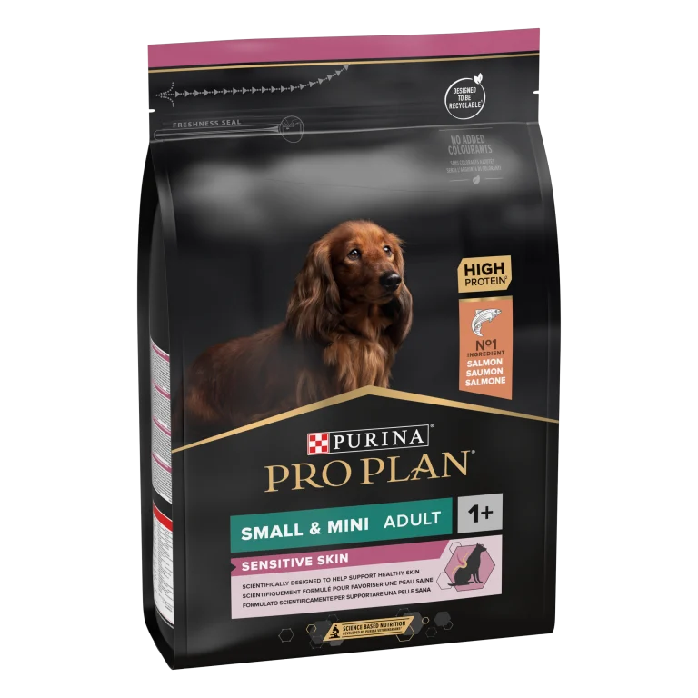 Sensitive skin dog food PRO PLAN Salmon Small and Mini Adult 3kg pack