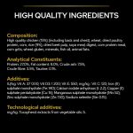 Bag of Pro Plan Light Sterilised Optiweight Chicken Dog Food 3kg