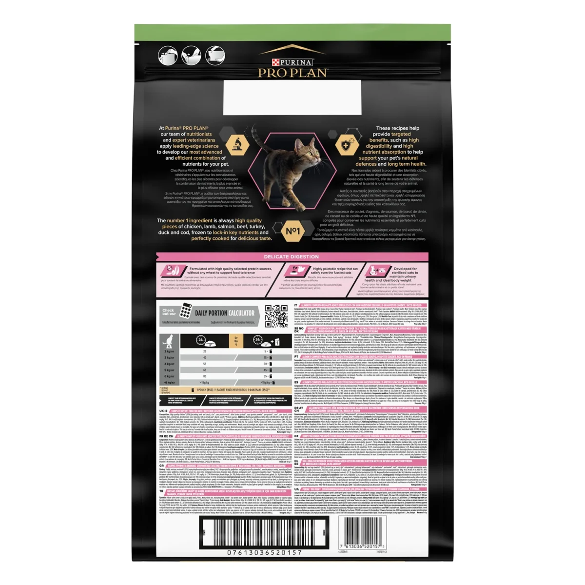 PRO PLAN Sterilised Cat Chicken 10kg dry food bag