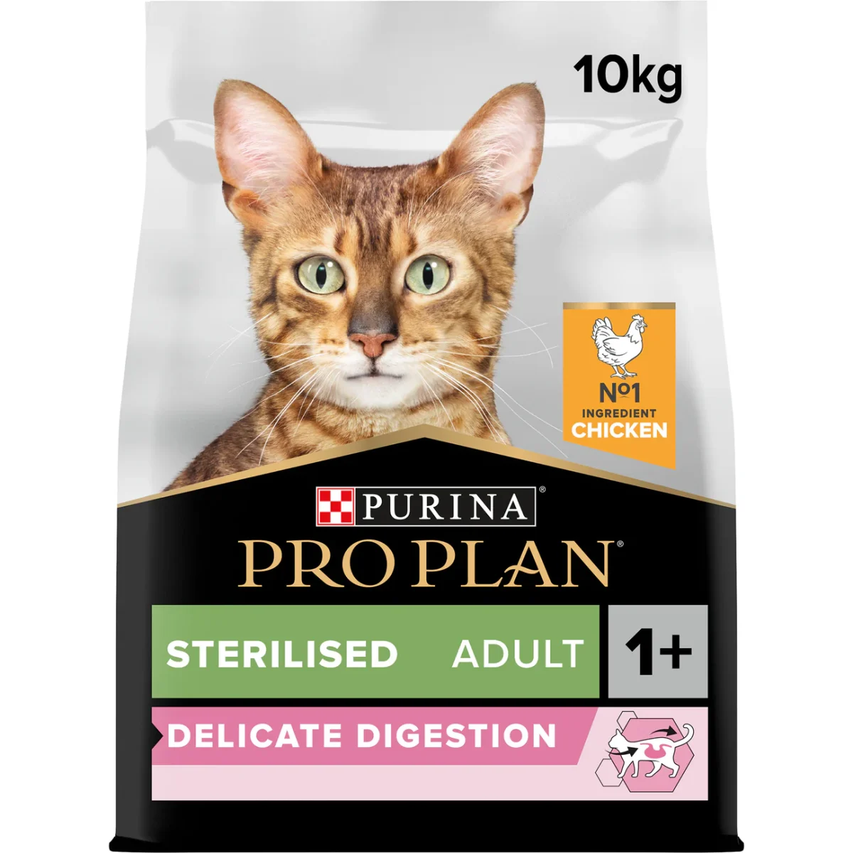PRO PLAN Sterilised Cat Chicken 10kg dry food bag