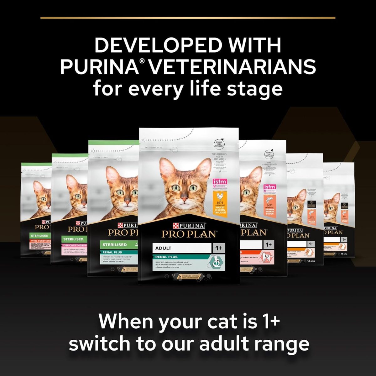 PRO PLAN Sterilised Kitten Healthy Start Salmon 1.5kg Dry Cat Food