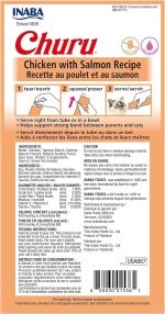 Churu Chicken with Salmon Recipe 56g creamy cat treat