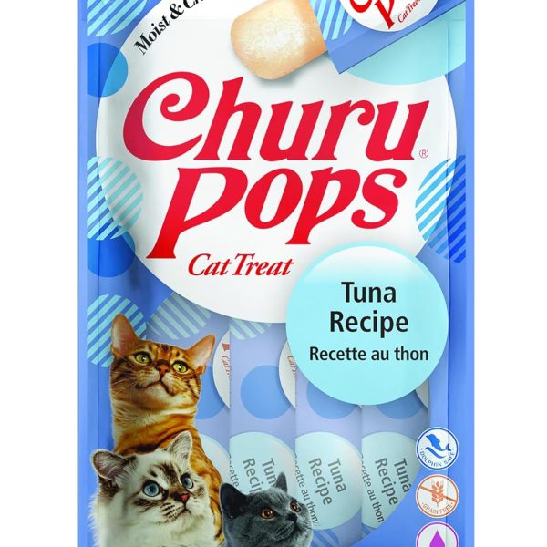 Churu Pops Tuna Recipe 56g hydrating lickable cat treat