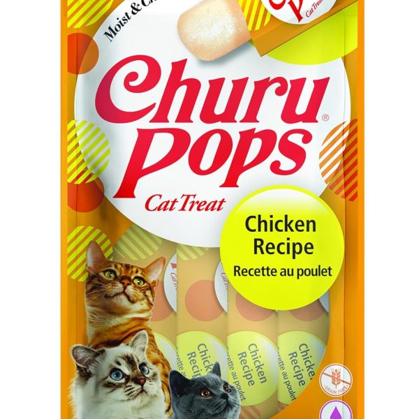 Churu Pops Chicken Recipe 56g hydrating lickable cat treat