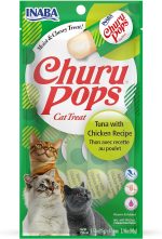 Churu Pops Tuna with Chicken Recipe 56g hydrating lickable cat treat