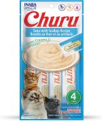 Tuna Scallop Churu Recipe 56g creamy hydrating cat treat