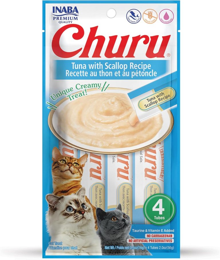 Tuna Scallop Churu Recipe 56g creamy hydrating cat treat