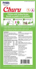 Churu Chicken Scallop Recipe 56g creamy cat treat