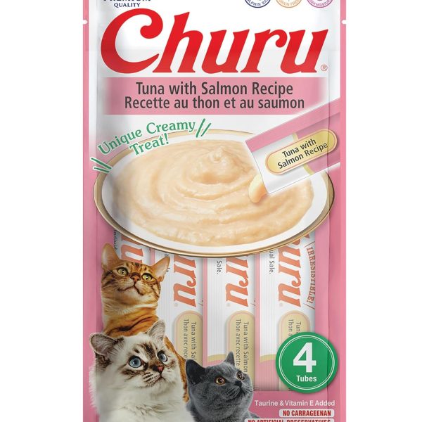 Tuna Salmon Churu Recipe 56g creamy hydrating cat treat