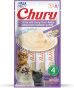 Churu Chicken Shrimp Recipe 56g creamy cat treat
