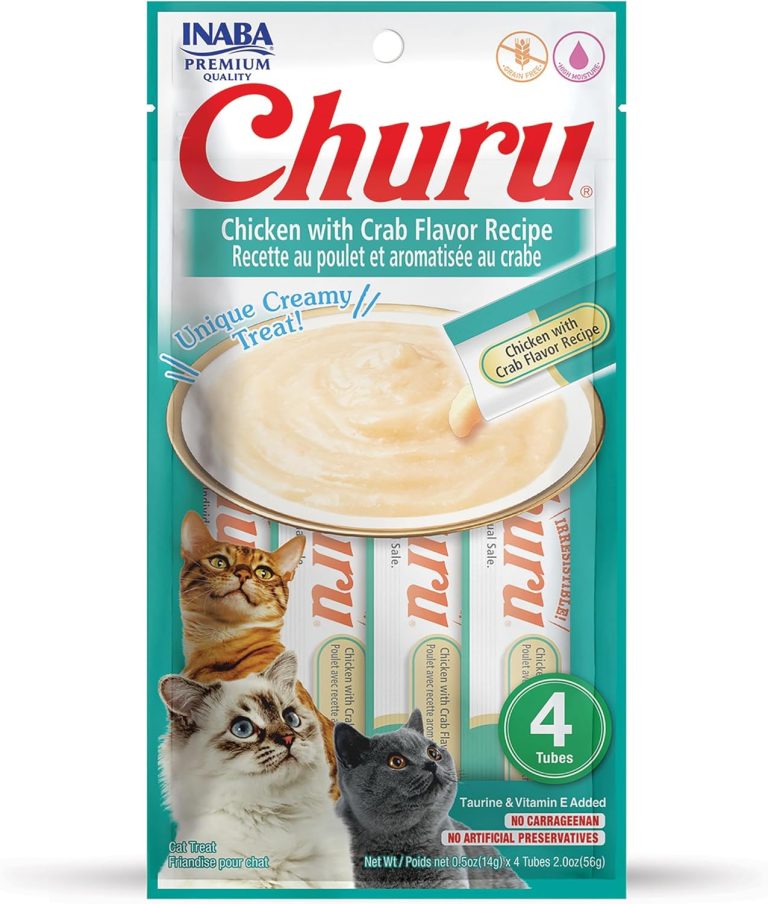 Churu Chicken with Crab Flavor Recipe 56g creamy cat treat