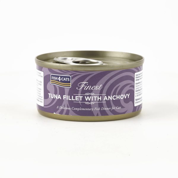Fish4Cats Tuna Fillet with Anchovy in Broth – 70g