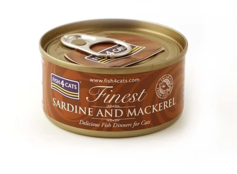 Fish4Cats Sardine with Mackerel Cat Food 70g offers grain-free, omega-rich nutrition for healthy skin, joints, and hydration. Tasty, natural wet food.