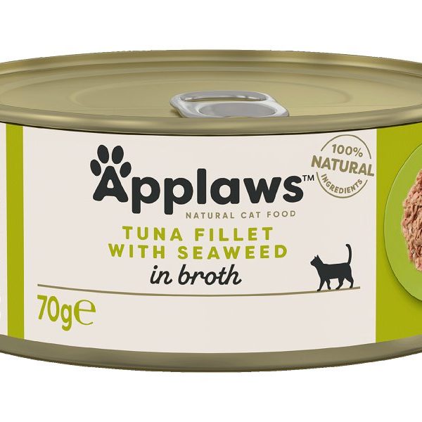 Applaws Tuna & Seaweed Wet Cat Food in Broth 70g