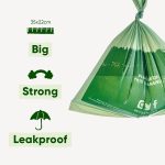 Beco Strong & Large Poop Bags – 60 Unscented Dog Poo Bags, Dispenser Compatible