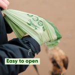 Beco Strong & Large Poop Bags – 60 Unscented Dog Poo Bags, Dispenser Compatible