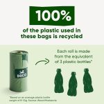 Beco Strong & Large Poop Bags – 60 Unscented Dog Poo Bags, Dispenser Compatible